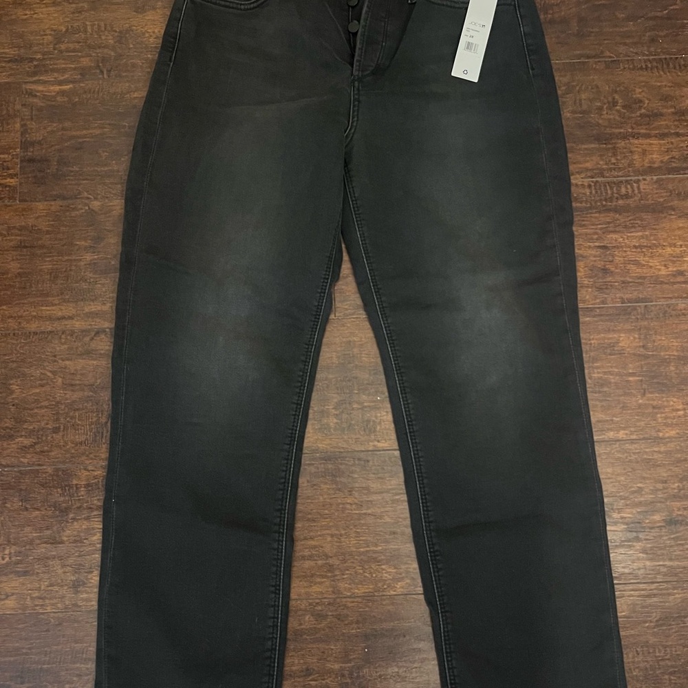 Joe's Jeans Button Fly Relaxed Fit in Deep Black